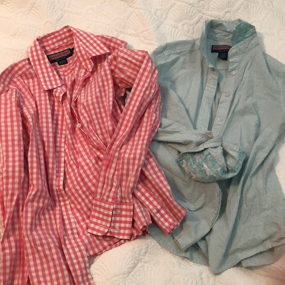 2 vineyard vines shirts bundle size 2
